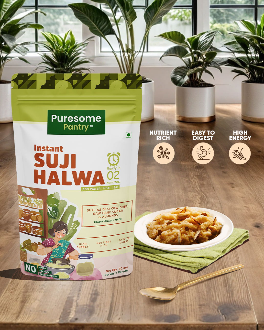 Instant Suji Halwa Instant Suji Halwa